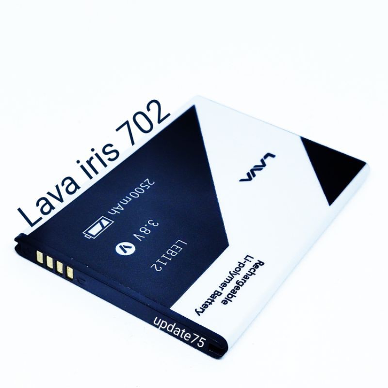 Baterai Lava iris 702 LEB112 original