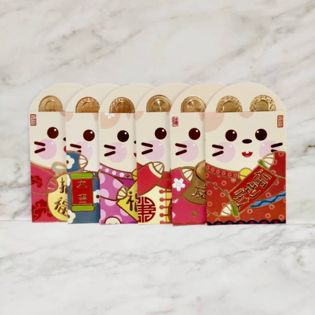 

Ready Stock Angpao Angpau CNY Chinese New Year 2020 3D Karakter