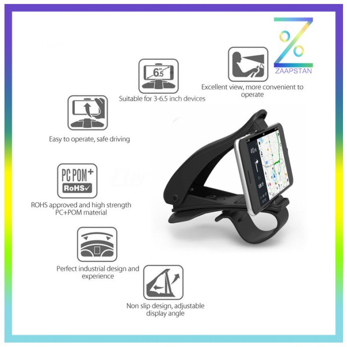 SEAMETAL Mount Holder Smartphone Mobil 360 Degree Rotation - C38587 -