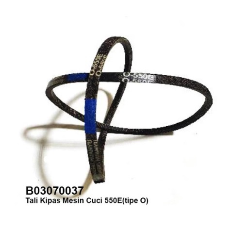Tali kipas mesin cuci 550E (tipe O)