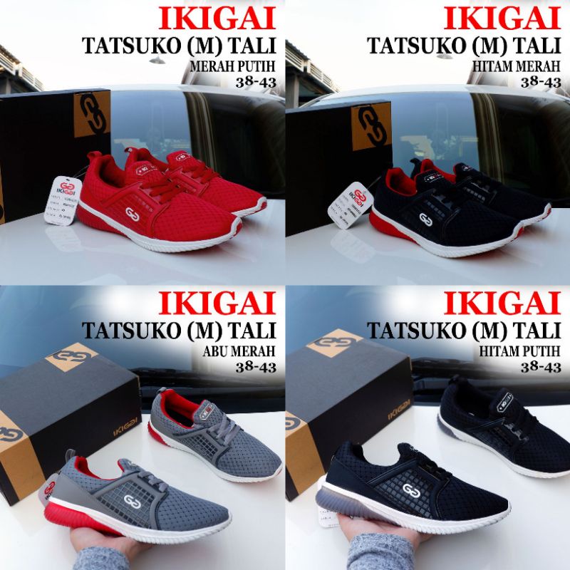 SEPATU IKIGAI TATSUKO (M) TALI - SEPATU PRIA SNEAKERS