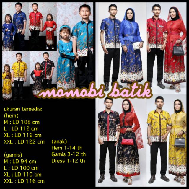 BATIK COUPLE SARIMBIT KELUARGA GAMIS SYARI BAJU MUSLIM ATASAN BATIK SOLO ECER GROSIR MURAH ADELIA