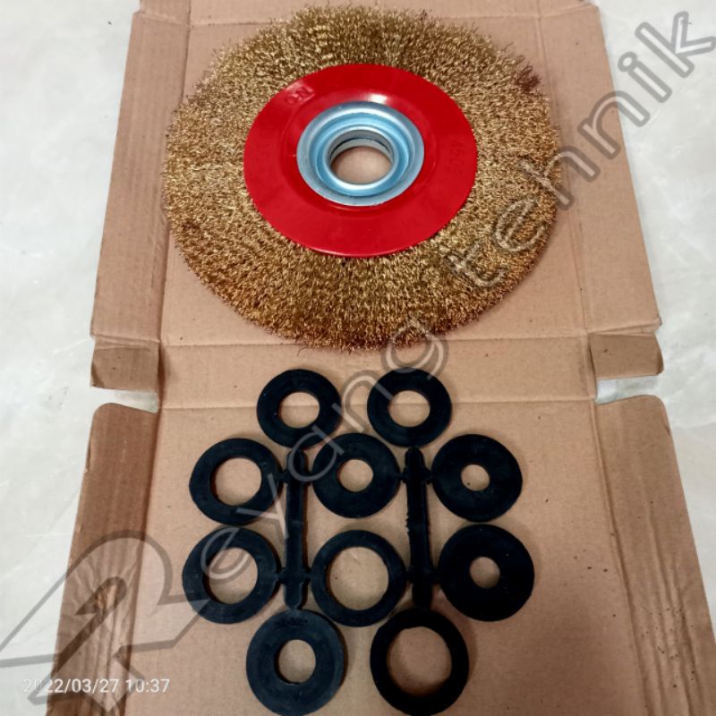 Sikat Kawat Baja Piringan UNION Wire Wheel Brush