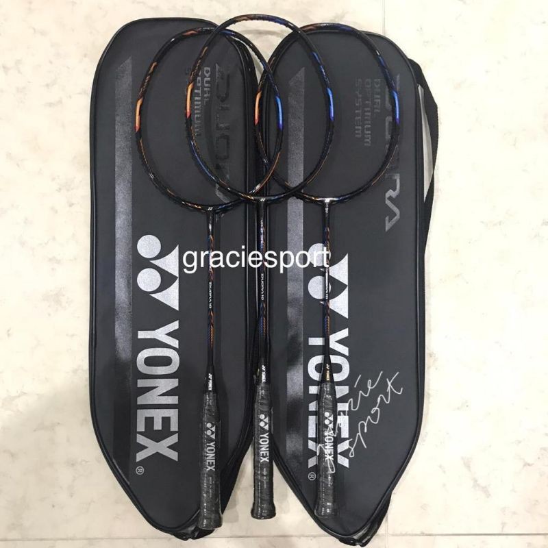 Raket Yonex duora 10 black orange