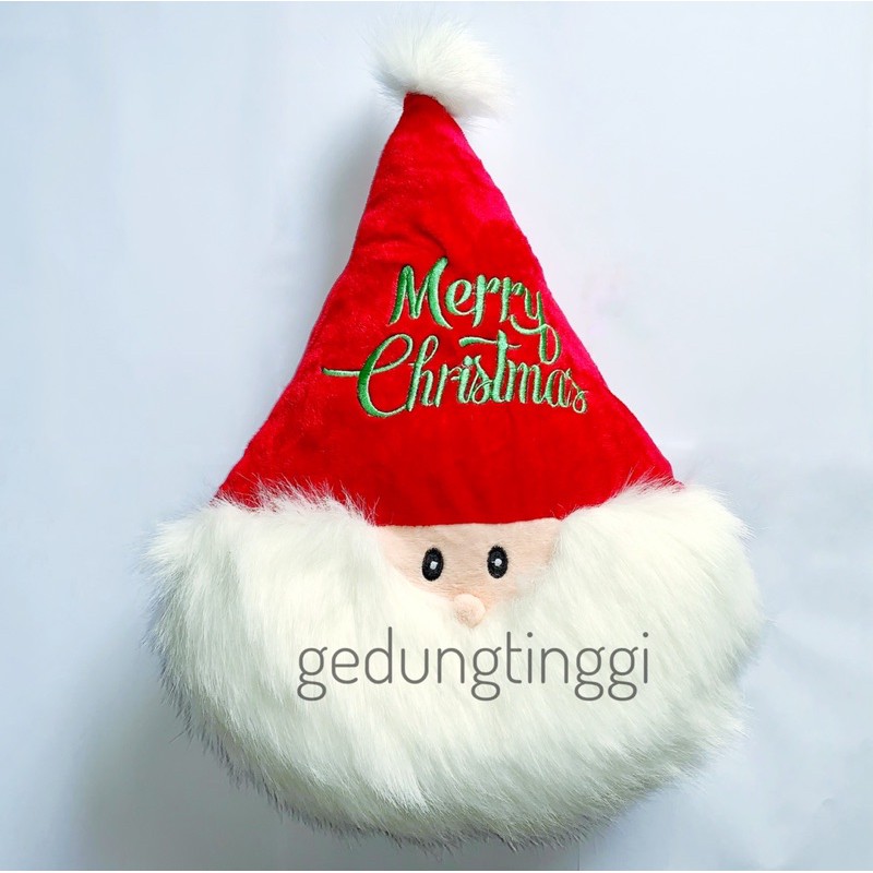 boneka bantal santa kerucut 30cm x 40cm