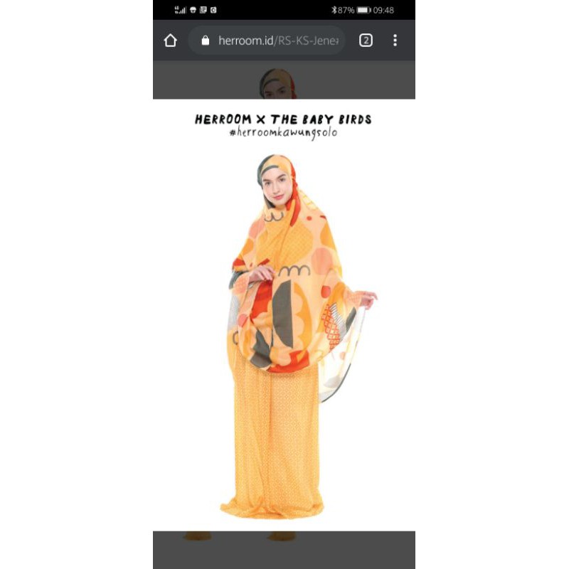 New mukena herroom jene kawung solo