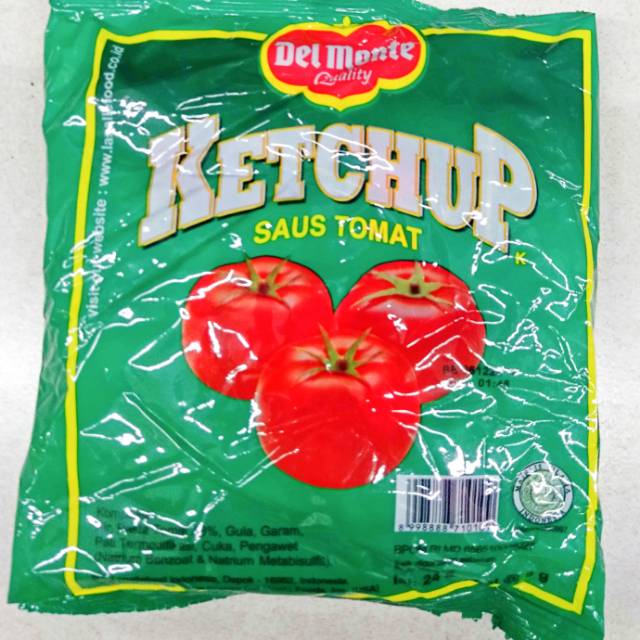 

Delmonte saus tomat 24 sachet * 9 gram