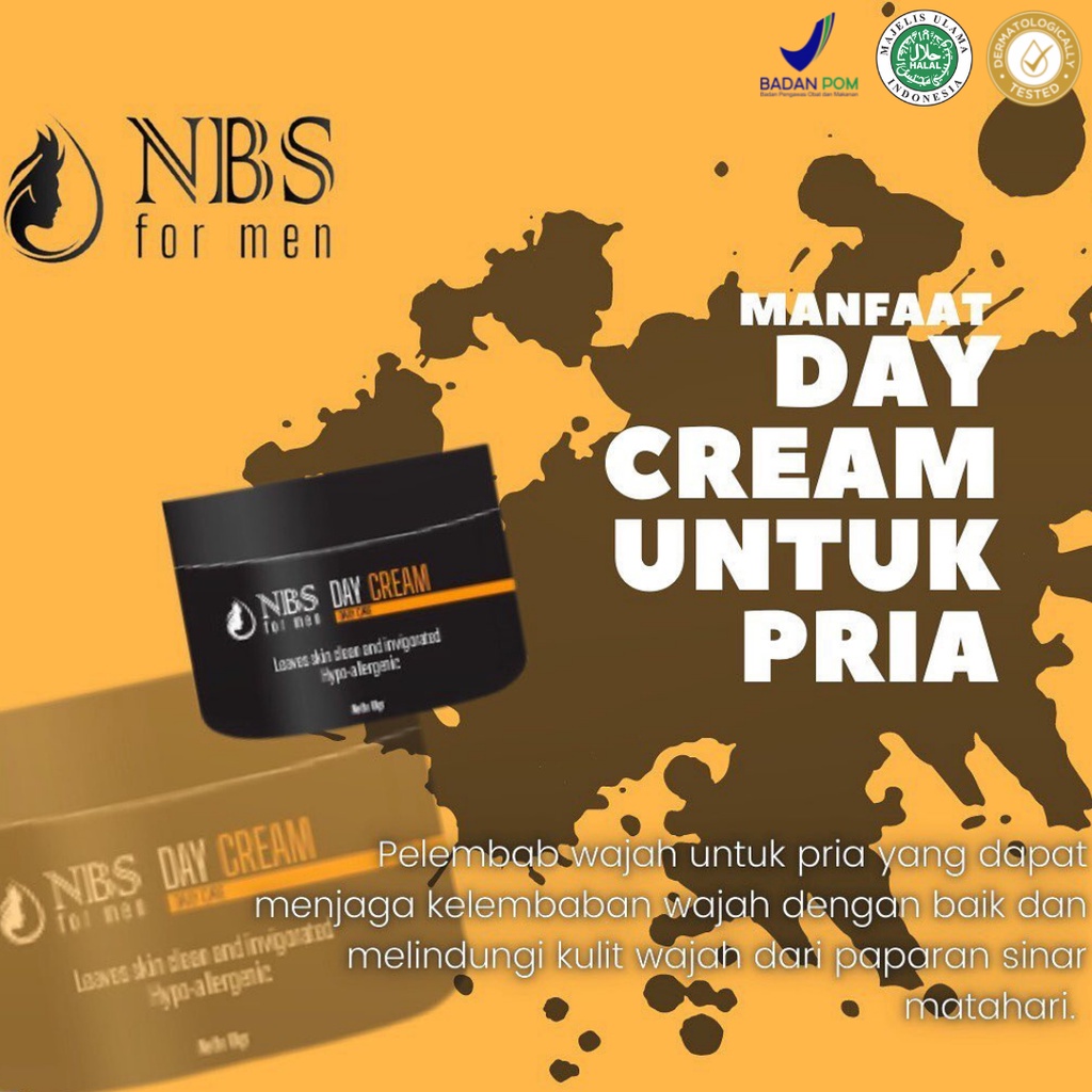 NBS For Men Skincare Perawatan Wajah Pria Cream Pria BPOM Original