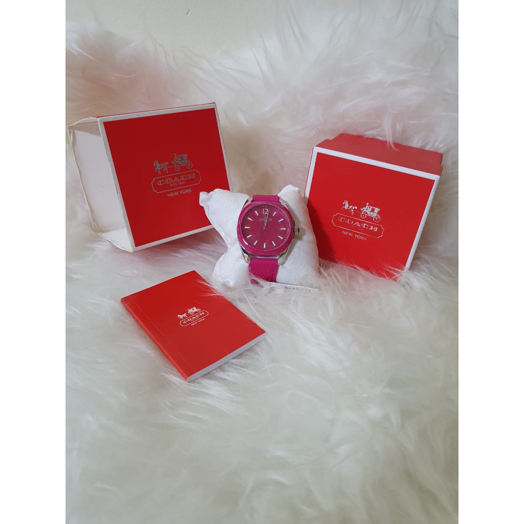 Jam Tangan Coach Women's Teagan Silicon Rubber Strap