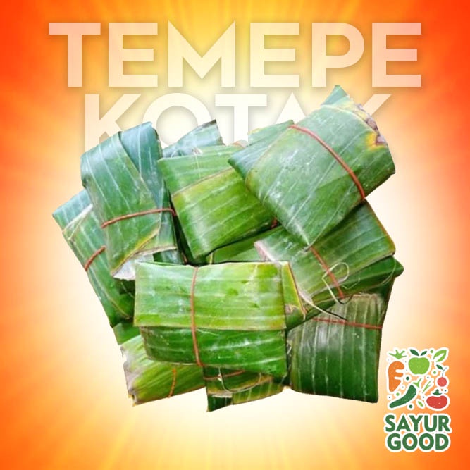 

Tempe Kotak Bungkus Daun Pisang / Tempe Kotak / 10 pcs