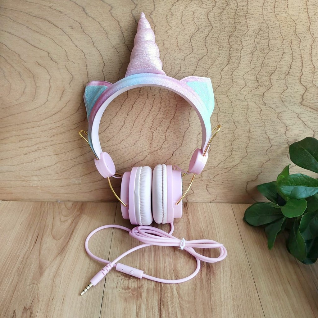 [Brandedbaby] HEADSET ANAK/ HEADPHONE ANAK / HEADPHONE UNICORN ANAK DAN DEWASA