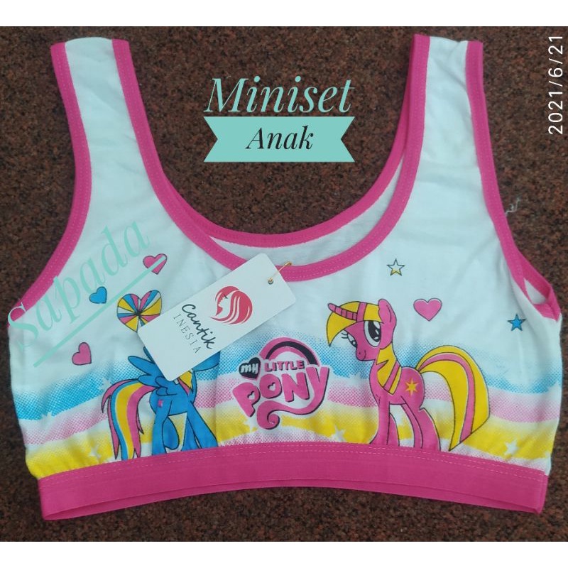 Termurah Mini Set Anak/ Mini Bra Anak Remaja Perempuan Sd/ Smp Tangtop/ Tanktop Anak Perempuan Polos