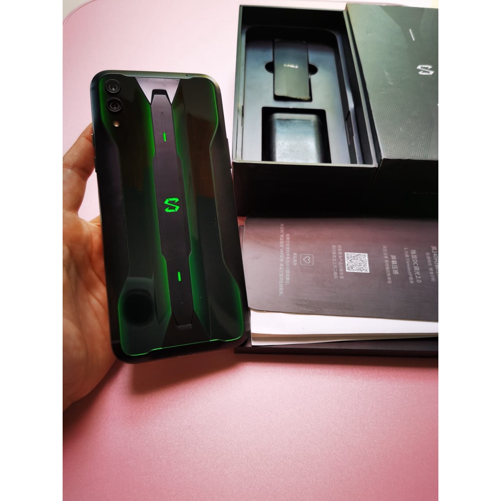 xiaomi black shark 2 pro ram 12/128 fullset mulus
