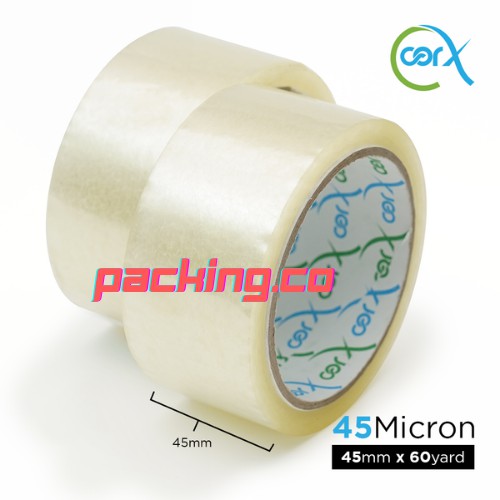 

LAKBAN CORX (2 INCH / 45MM, 60 YARD) BENING & COKLAT [SATUAN]