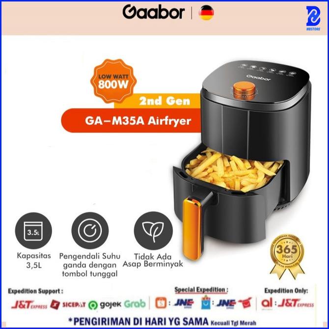 Gaabor Airfryer 3.5 Liter Mesin Penggorengan Tanpa Minyak Anti Lengket