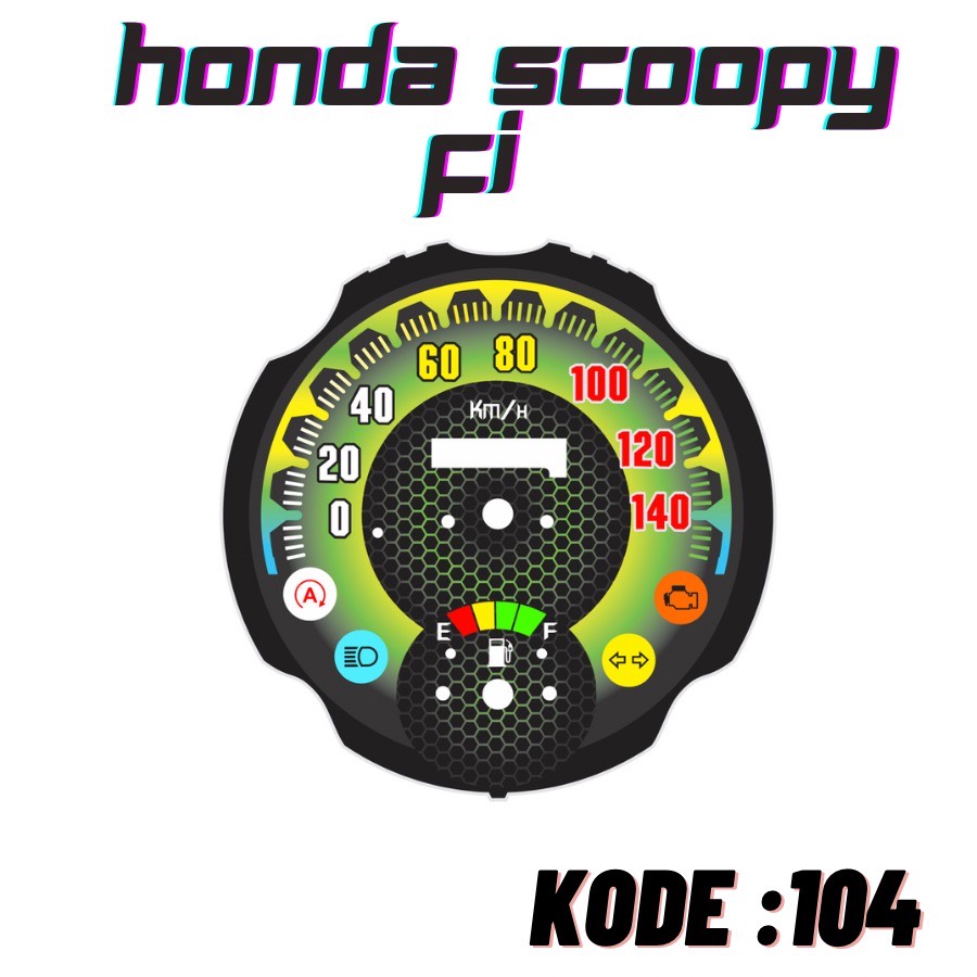 Panel Papan  Speedometer honda scoopy FI