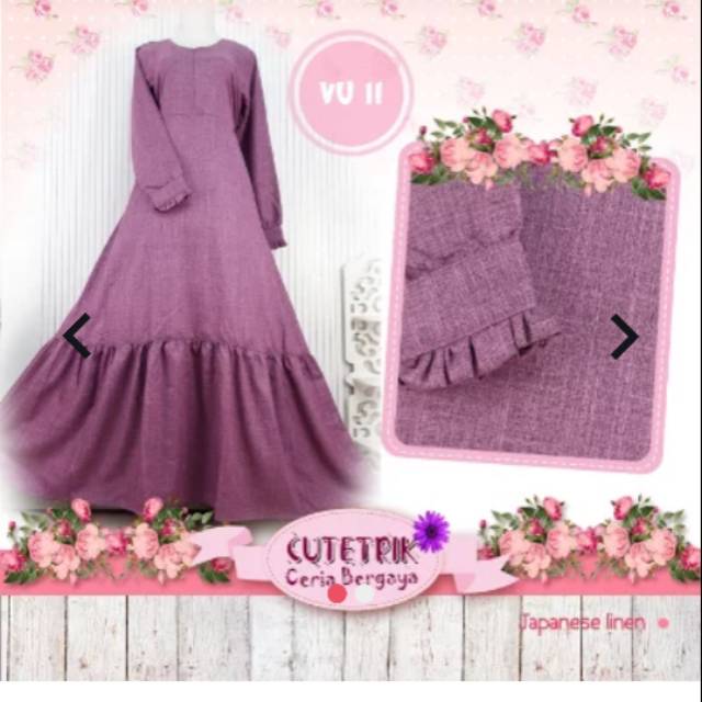 Gamis dewasa cutetrik