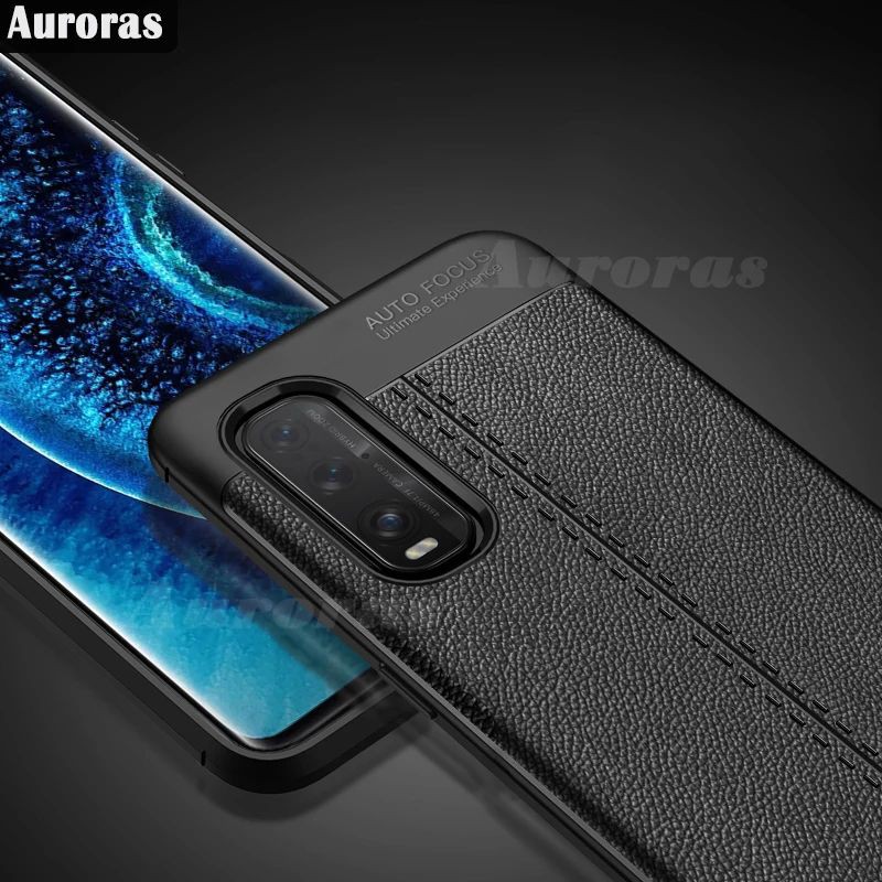 Softcase Auto Focus OPPO FIND X2 / X2 PRO Casing Silikon Autofocus Leather Silikon TPU Premium