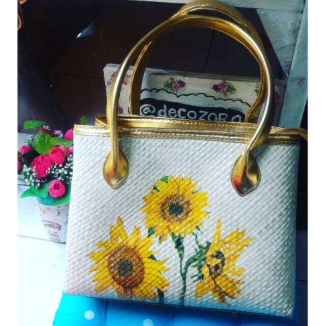 Tas webe pandan decoupage