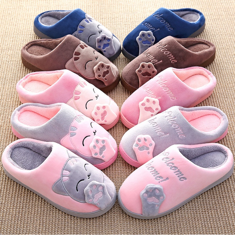 Sandal Rumah Hotel Empuk Nyaman Indoor Halus Colorful Slipper Cat SP34