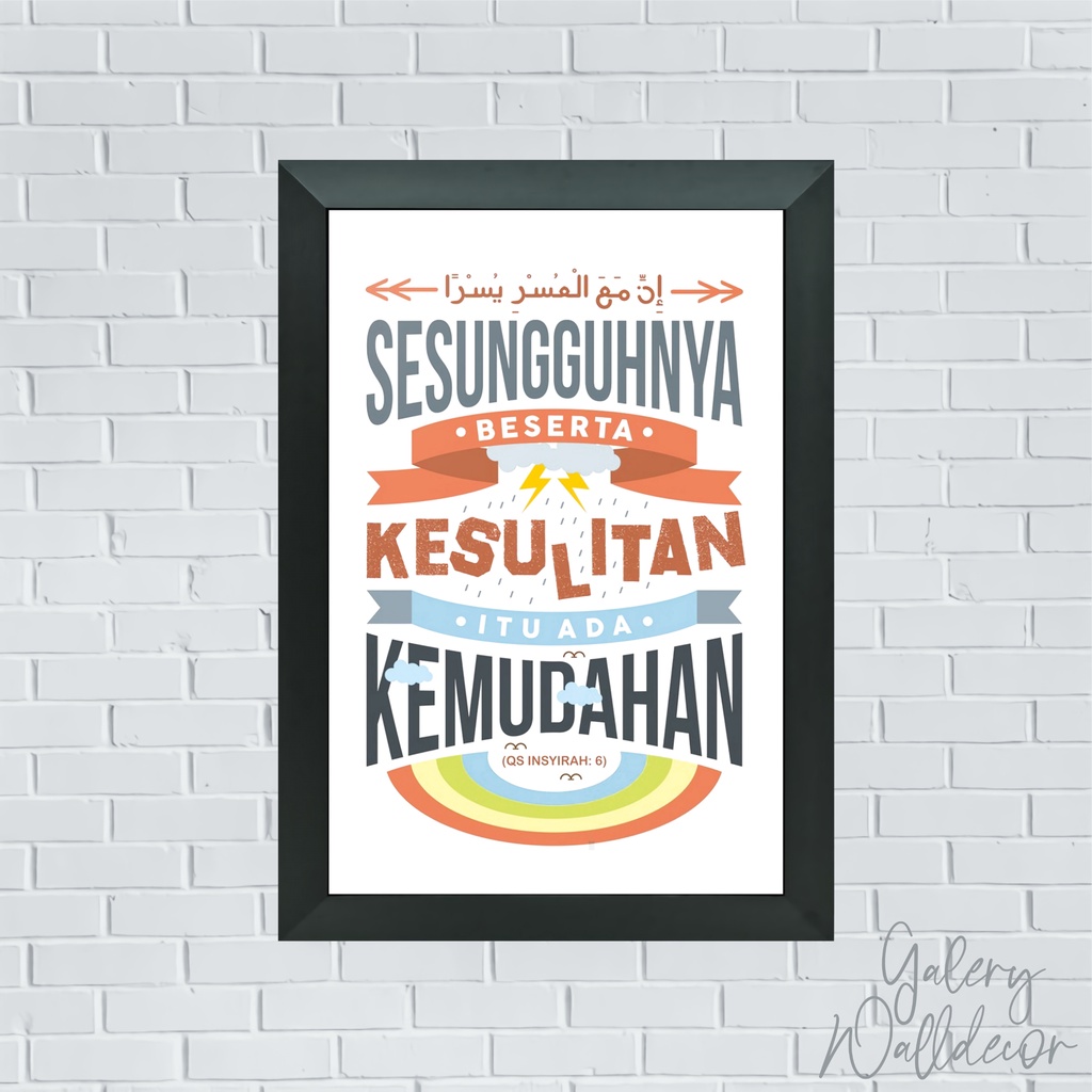 Jual Home Decor Poster Hiasan Dinding Bingkai Pigura A4 | Shopee Indonesia