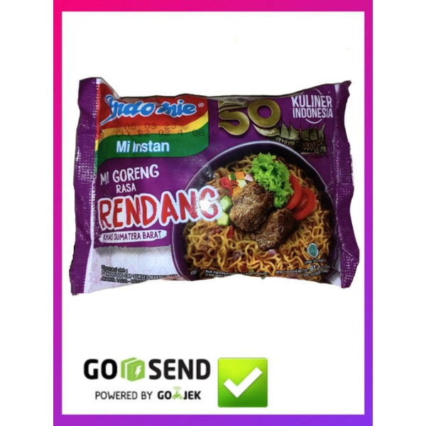 

Indomie Goreng Mie Instan Rasa Rendang