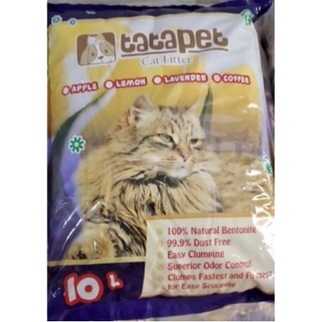 PASIR 10L PASIR KUCING GUMPAL WANGI / BENTONITE CAT LITTER