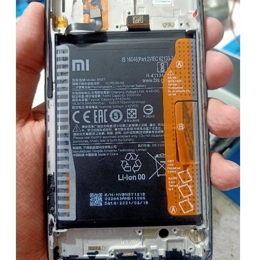 BATERAI BATRE BATTERY BN57 XIAOMI POCO POCOPHONE X3 PRO / X3 NFC ORIGINAL COPOTAN