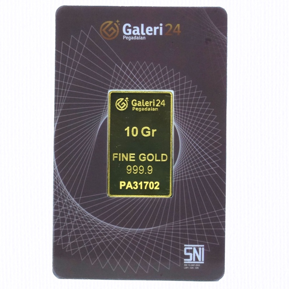 Logam Mulia 10 Gram Galeri 24 Pegadaian