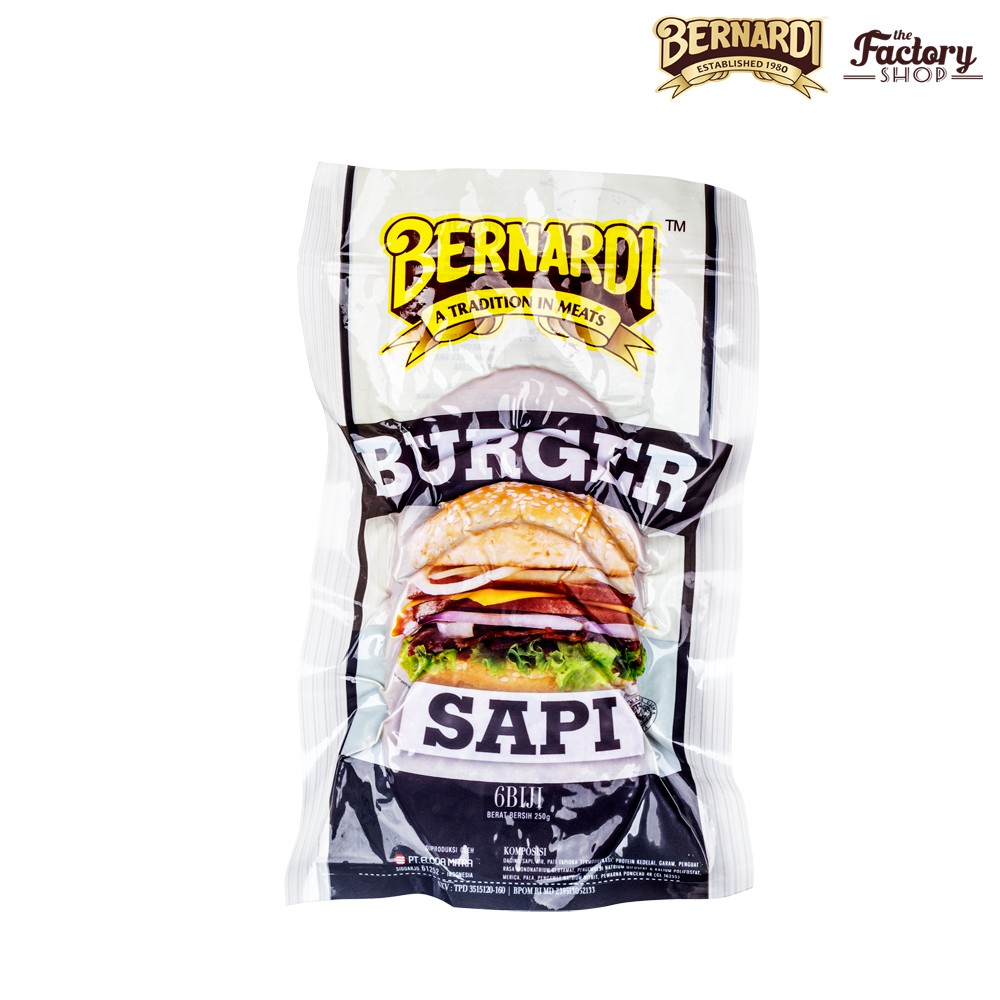 

Bernardi Burger Sapi 250g
