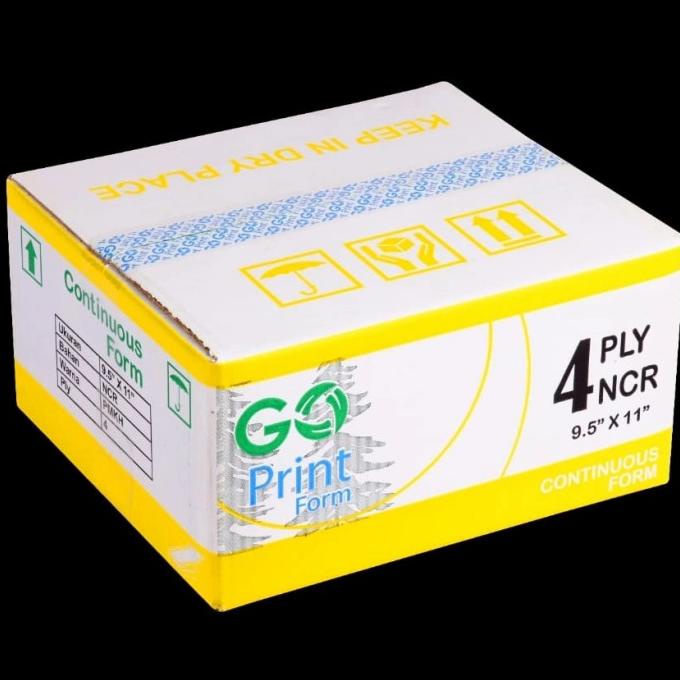 

Continuous Form 9,5 x 11 4 ply NCR ( Bisa request bagi 2) KERTAS HVS
