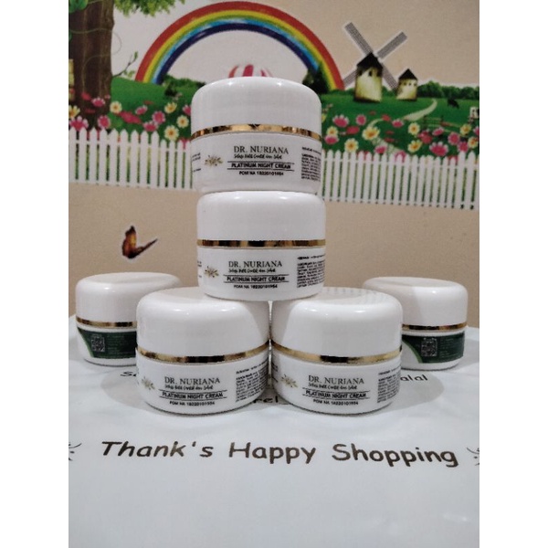 Platinum Night cream  BPOM dr.Nuriana