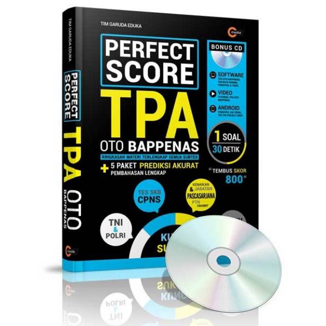 Perfect Score TPA OTO Bappenas - Tim Garuda Eduka (100% Original)