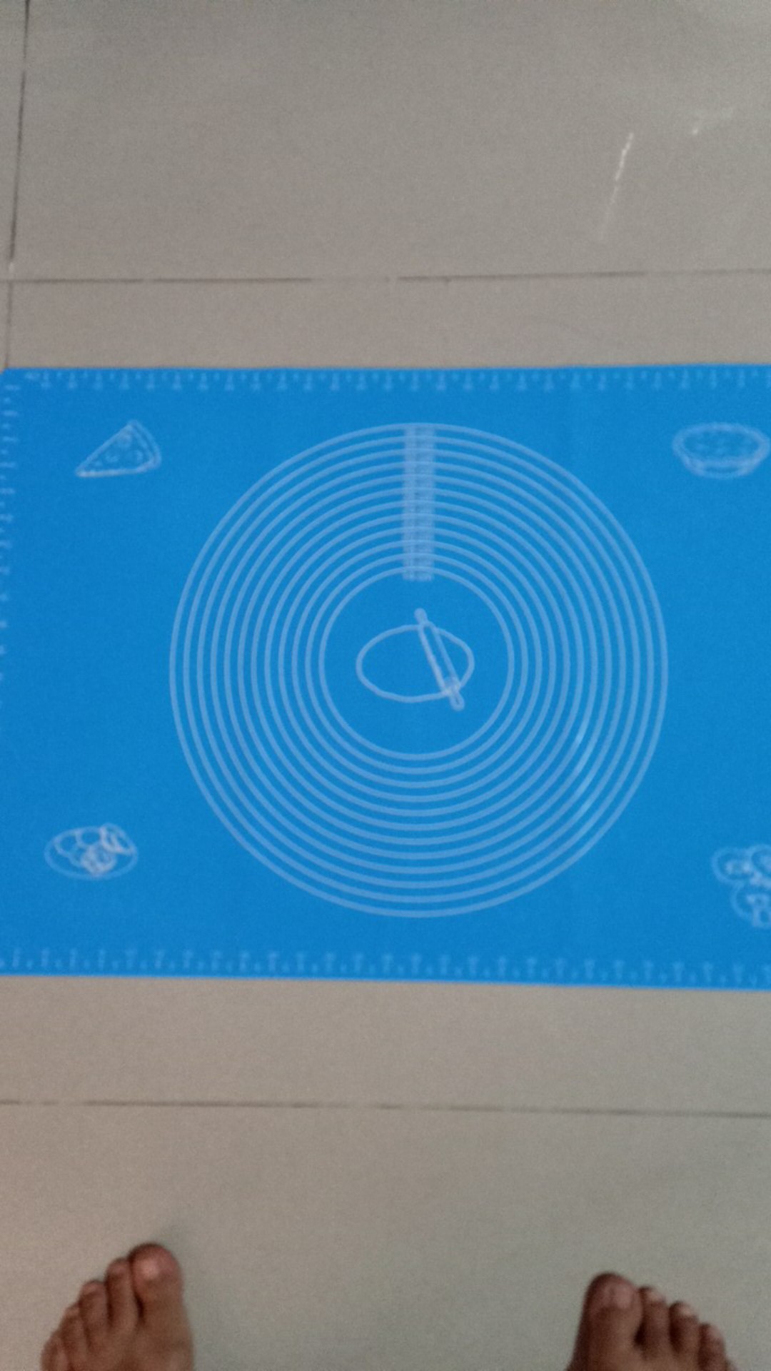 Alas Adonan Kue Silikon Large Medium Martabak Roti Pizza Anti Lengket Peralatan Baking