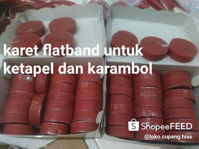 Karet Ketapel Karambol Flatband