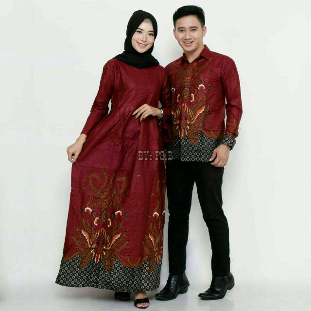 Maura Couple - Sania Ruffle Batik Couple Ori Ndoro Jowi