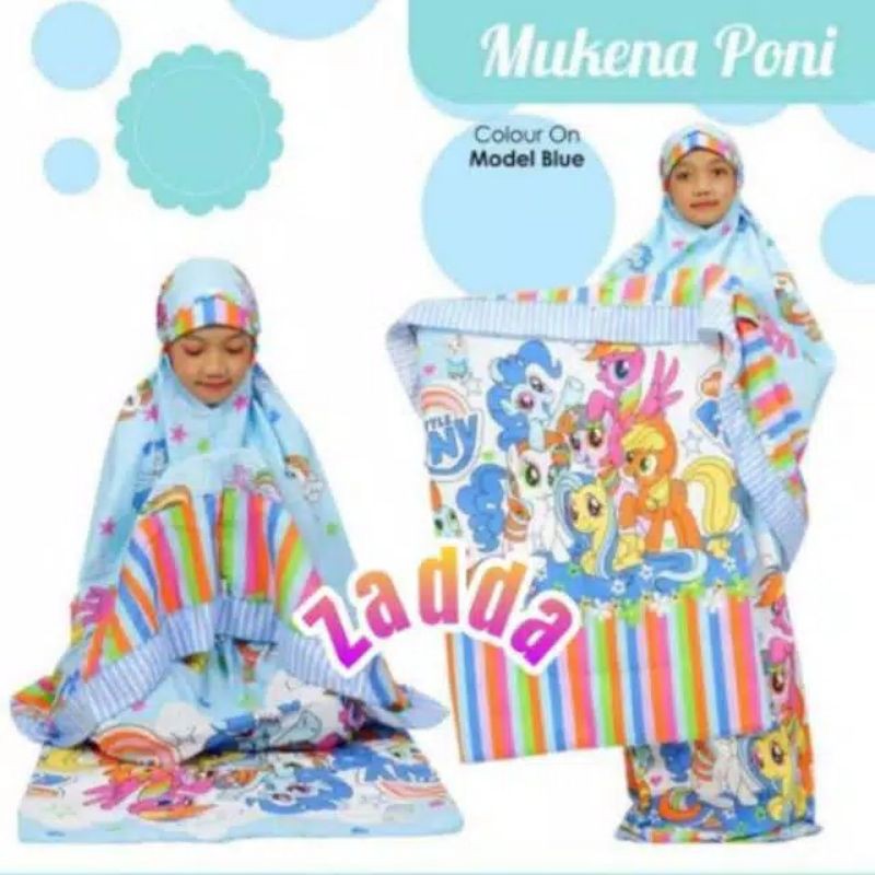 Mukena Anak Karakter Kuda Poni