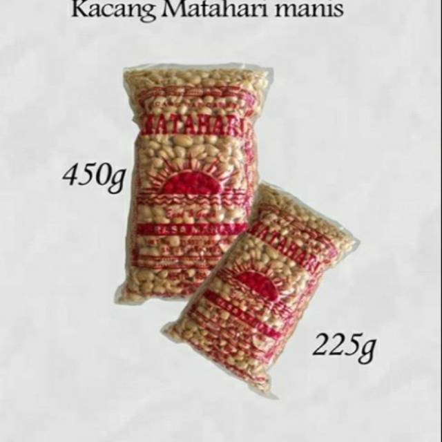 

Kacang MATAHARI MANIS 225gram dan MATAHARI MANIS 450gram