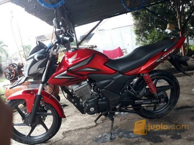 Striping Honda Verza 150 2014 merah stiker les body motor berkualitas