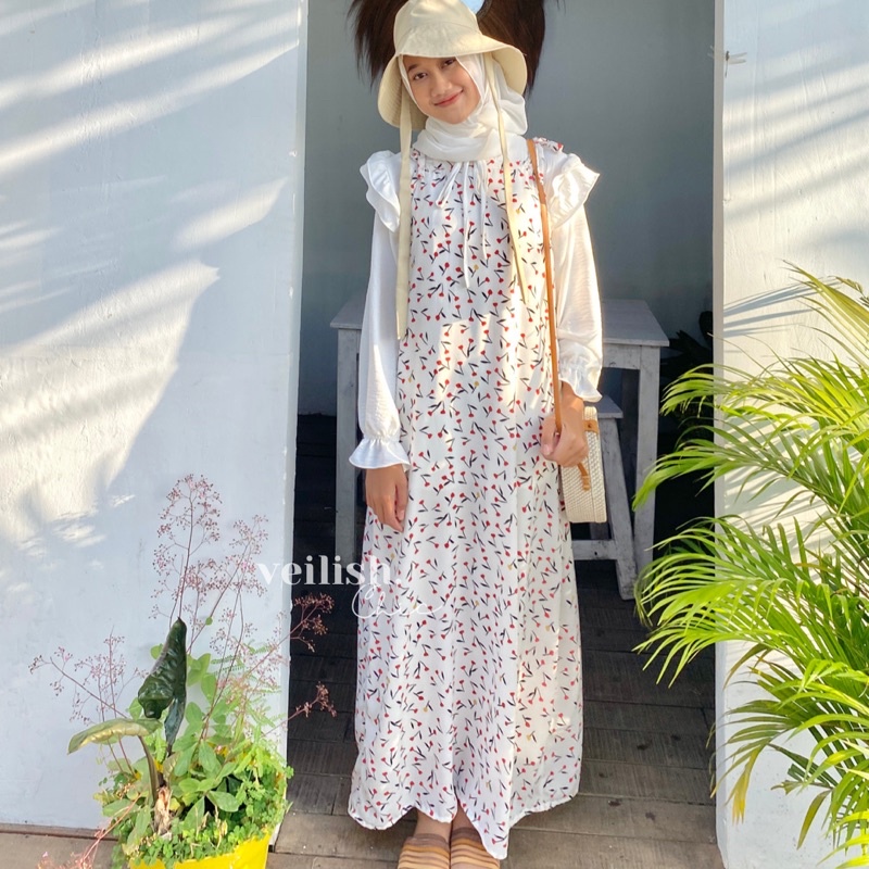 [veilish.chic] ISABEL DRESS | OVERAL KOREA | GAMIS LEBARAN