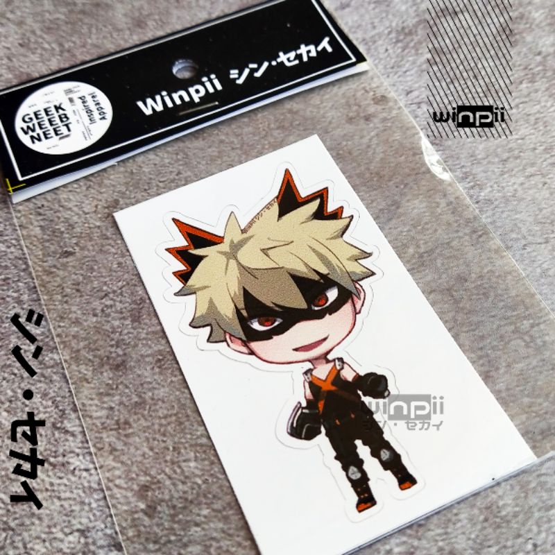 

Stiker / Sticker Bakugo Katsuki Anime Boku no Hero Academia