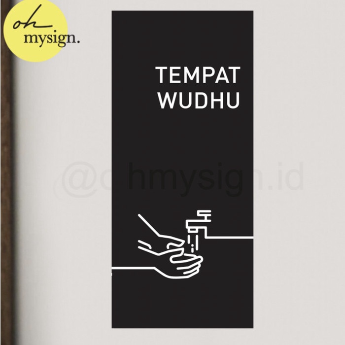 

Grosir SIGN AKRILIK TEMPAT WUDHU PRINTED | ACRYLIC SIGNAGE