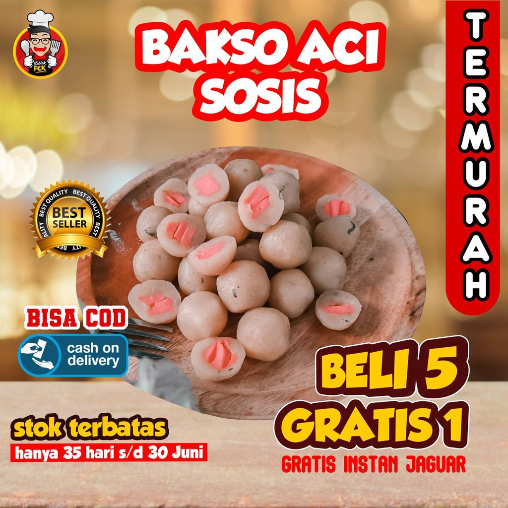 PENTOL ACI JAGUAR 20Biji TERMURAH ALL VARIAN ISI BASO ACI BOCI BAKSO ACI TERLEZAT BELI 5 GRATIS 1