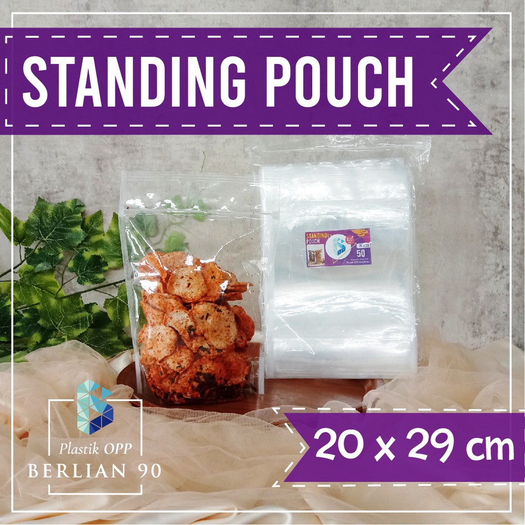 Plastik Standing Pouch / Plastik Makanan kemasan berdiri