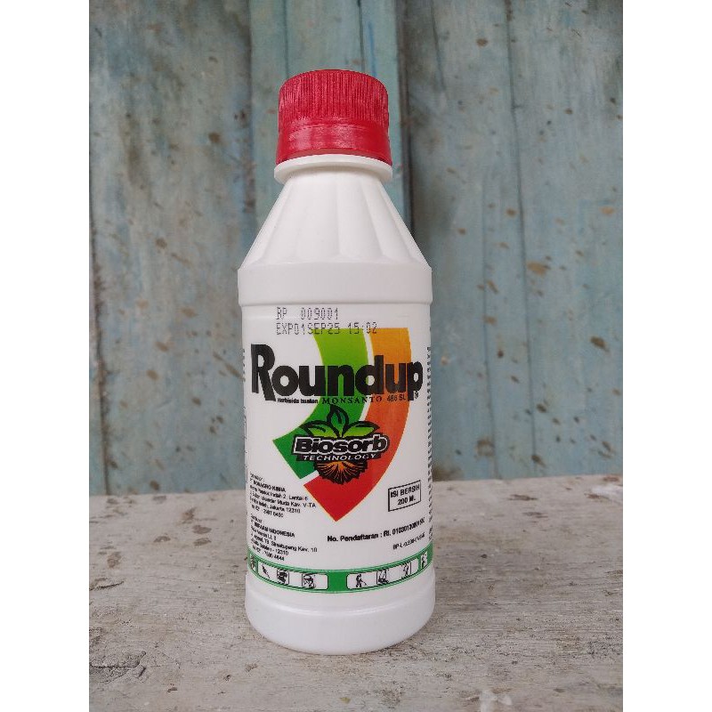 Roundup Herbisida Obat Pembasmi Rumput Liar 200ml/Obat Pertanian Roundup Pembasmi Rumput Liar 200 ml