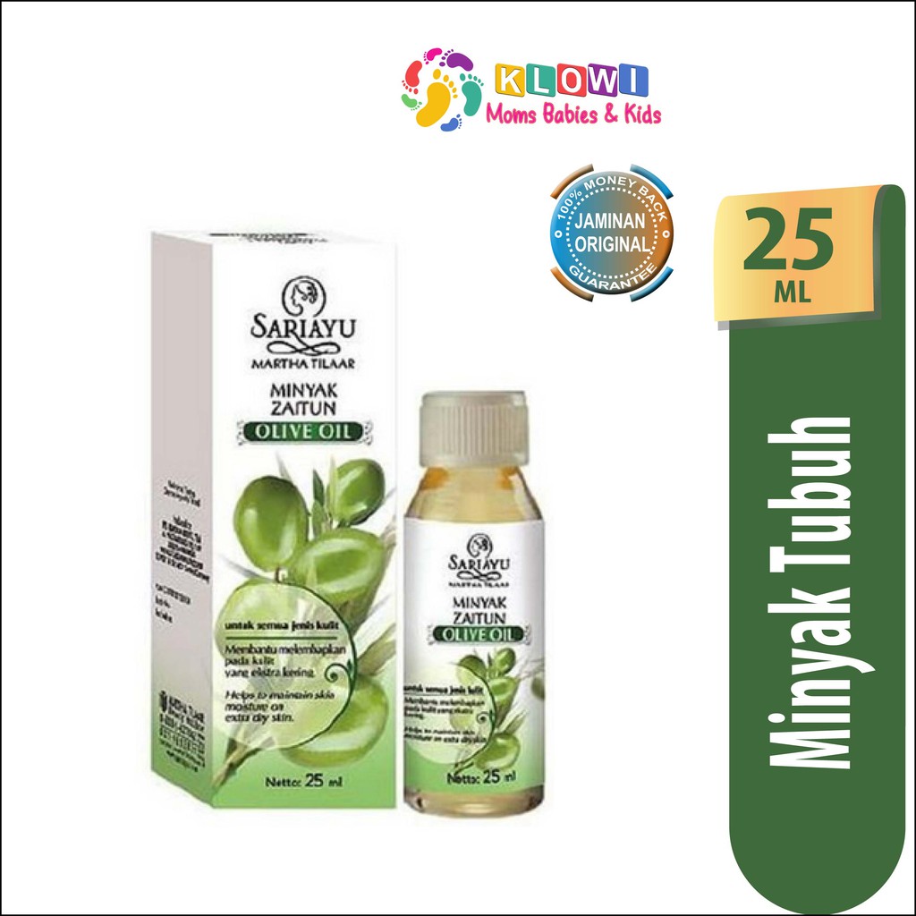 Sariayu Minyak Zaitun 25Ml / Sari Ayu Olive Oil / Minyak ...