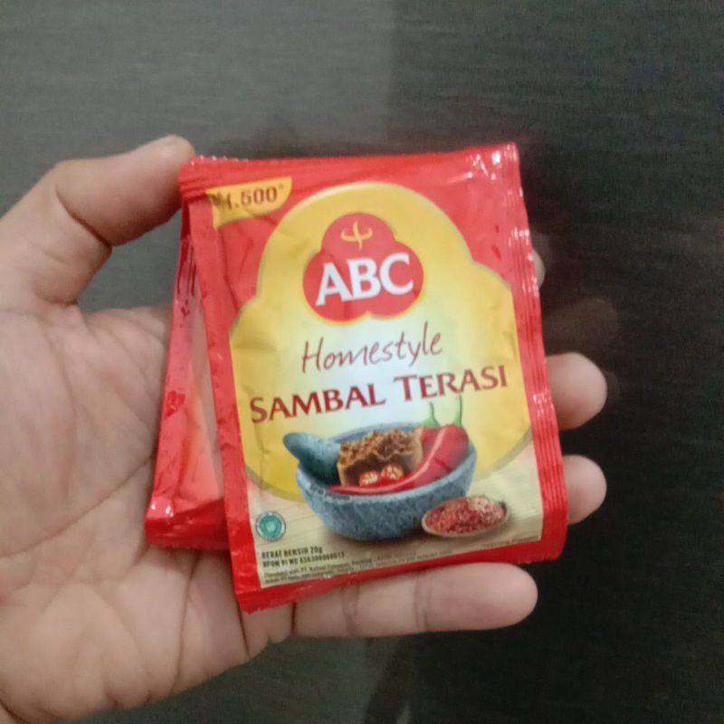 

Sambal Terasi / ABC sachet ISI 10 PCS / 1500