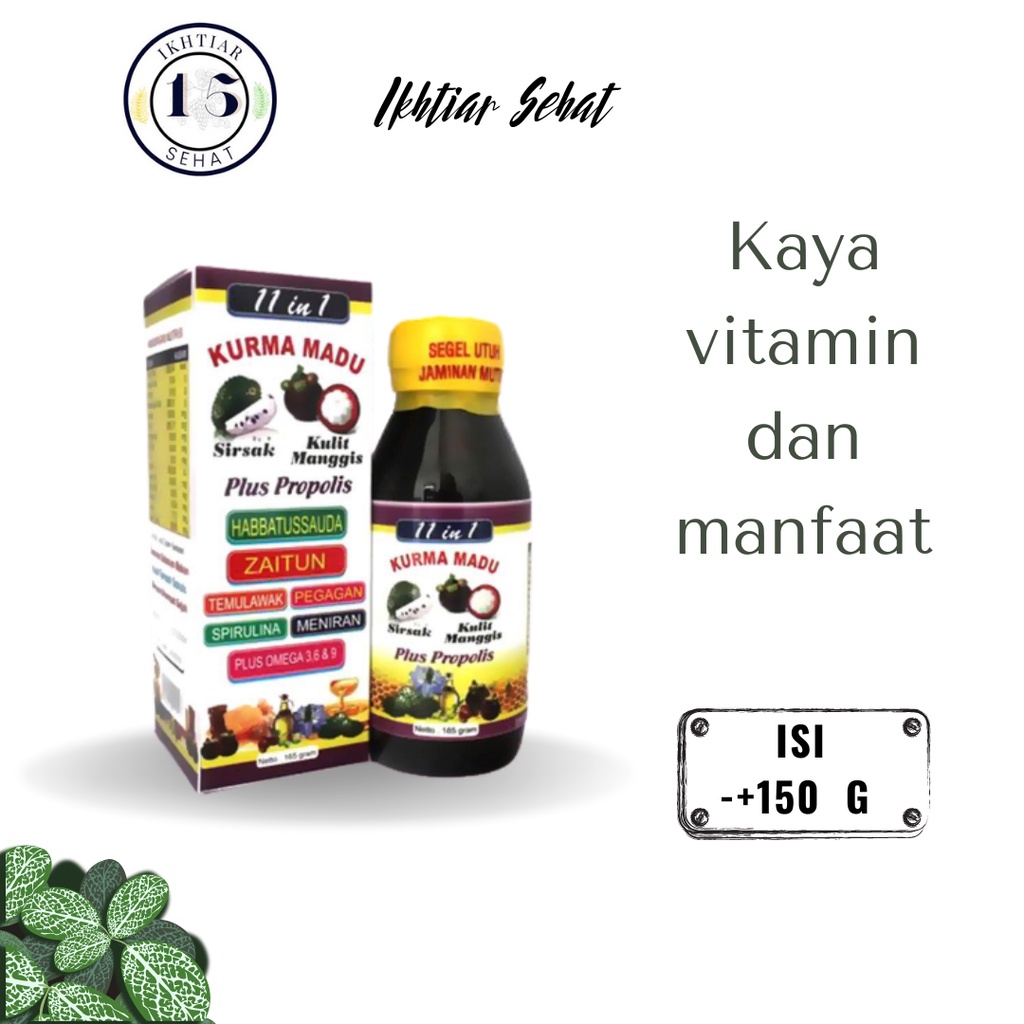 

VITAMIN ANAK 1 TAHUN MADU 11 IN 1 MADU KURMA MANGGIS