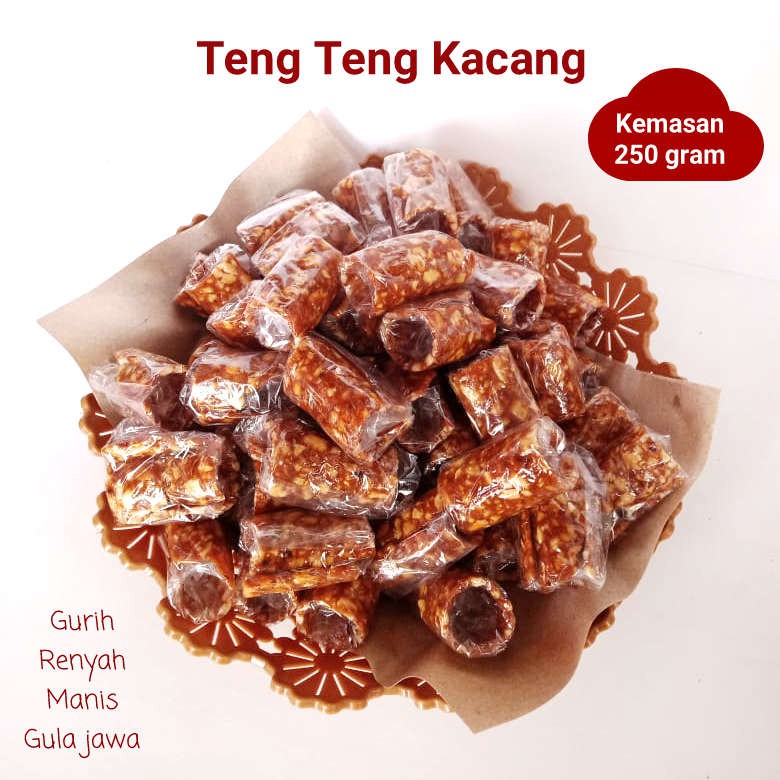 Jual Teng Teng Kacang Manis Gula Jawa Original Ting Ting Bulat Khas