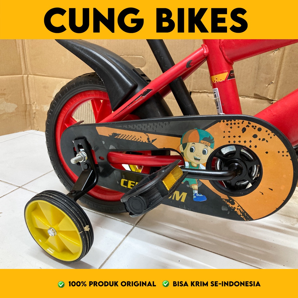 Sepeda Anak BMX Ukuran 12 Inch CENTRUM CT 8805 2 Eva stir dorongan